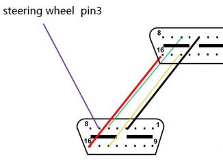 to steering wheel pin3